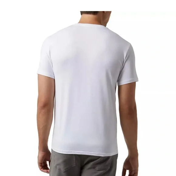 32 Degrees COOL Men's 3PK Short Sleeve Crew Neck T-Shirts White Large - Picture 3 of 6